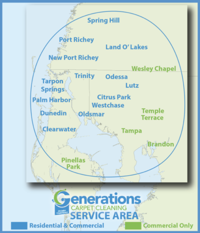 Service Areas Map